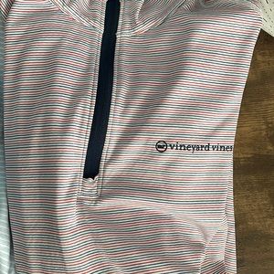 Sankaty vineyard vine quarter zip long sleeve polo